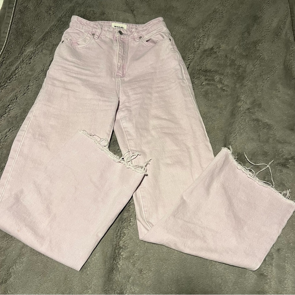 Rolla’s Heidi High Rise Straight Jeans